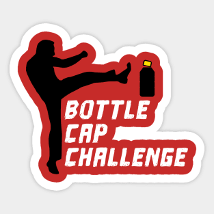 BOTTLE CAP CHALLENGE Sticker